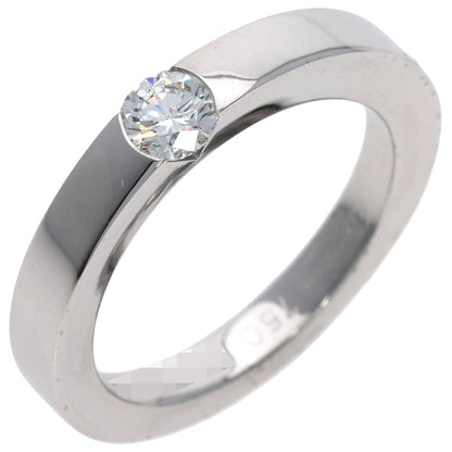 CARTIER Date with Diamond #49 Ring K18 White Gold Ladies [Used]