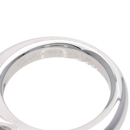 CARTIER C de Cartier Diamond #45 Ring K18 White Gold Ladies [Used]