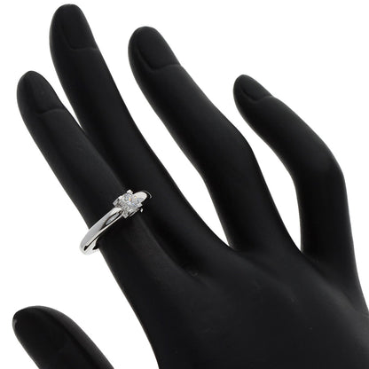 CARTIER C de Cartier Diamond #45 Ring K18 White Gold Ladies [Used]