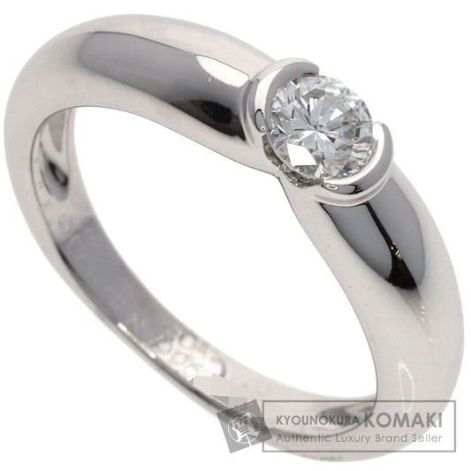 CARTIER Diamond #53 Ring K18 White Gold Ladies [Used]