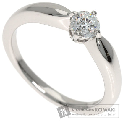 BVLGARI Dedi Carta A Venezia Diamond Ring Platinum PT950 Ladies [Used]