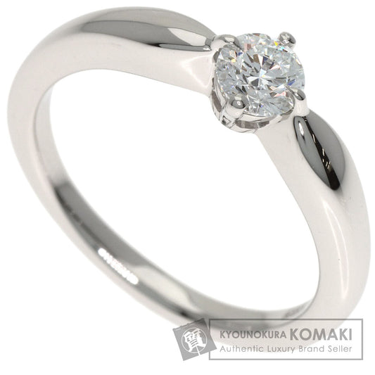 BVLGARI Dedi Carta A Venezia Diamond Ring Platinum PT950 Ladies [Used]
