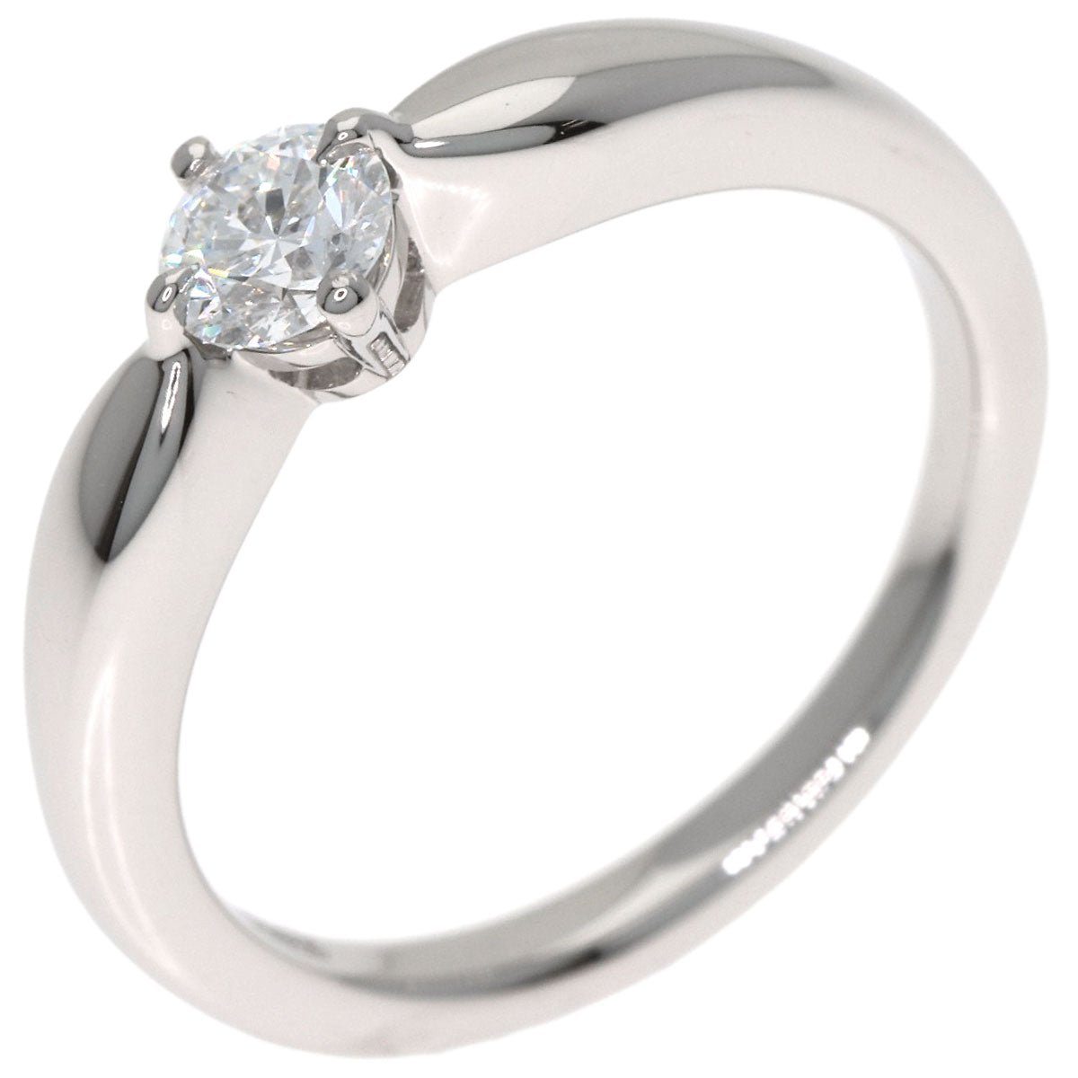 BVLGARI Dedi Carta A Venezia Diamond Ring Platinum PT950 Ladies [Used]