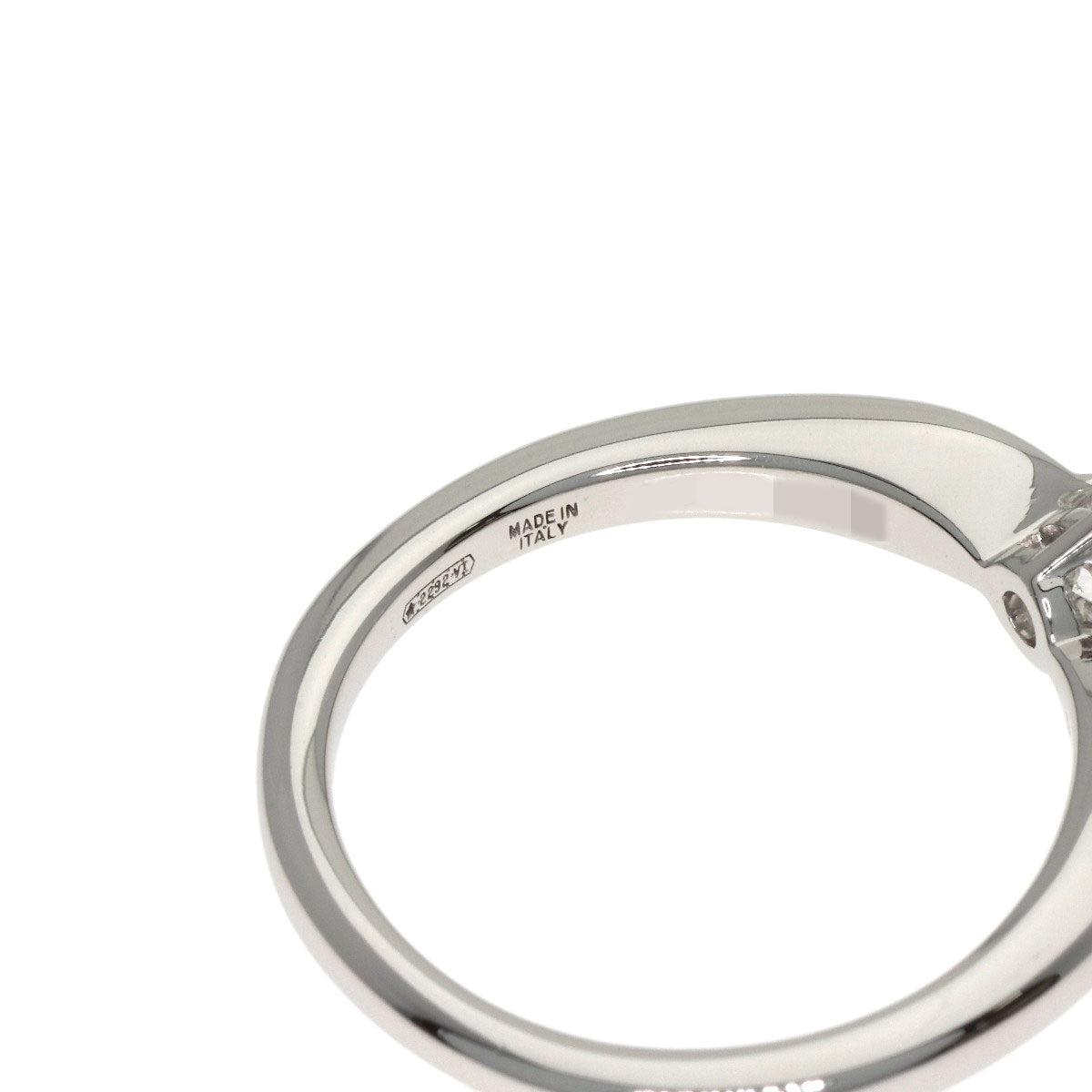 BVLGARI Dedi Carta A Venezia Diamond Ring Platinum PT950 Ladies [Used]