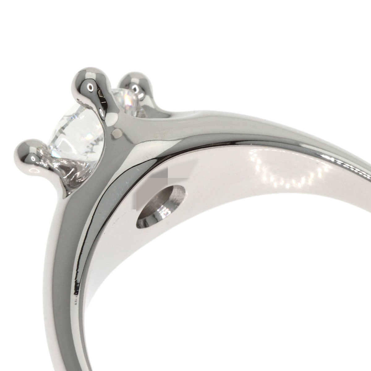 BVLGARI Corona Diamond Ring Platinum PT950 Ladies [Used]