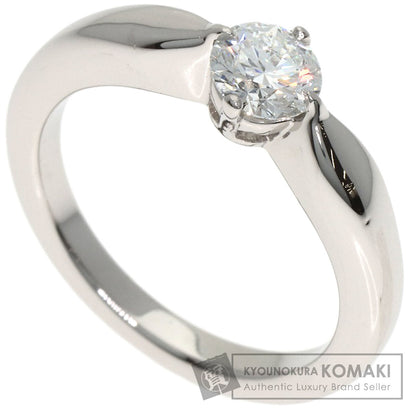 BVLGARI Dedi Carta A Venezia Diamond Ring Platinum PT950 Ladies [Used]