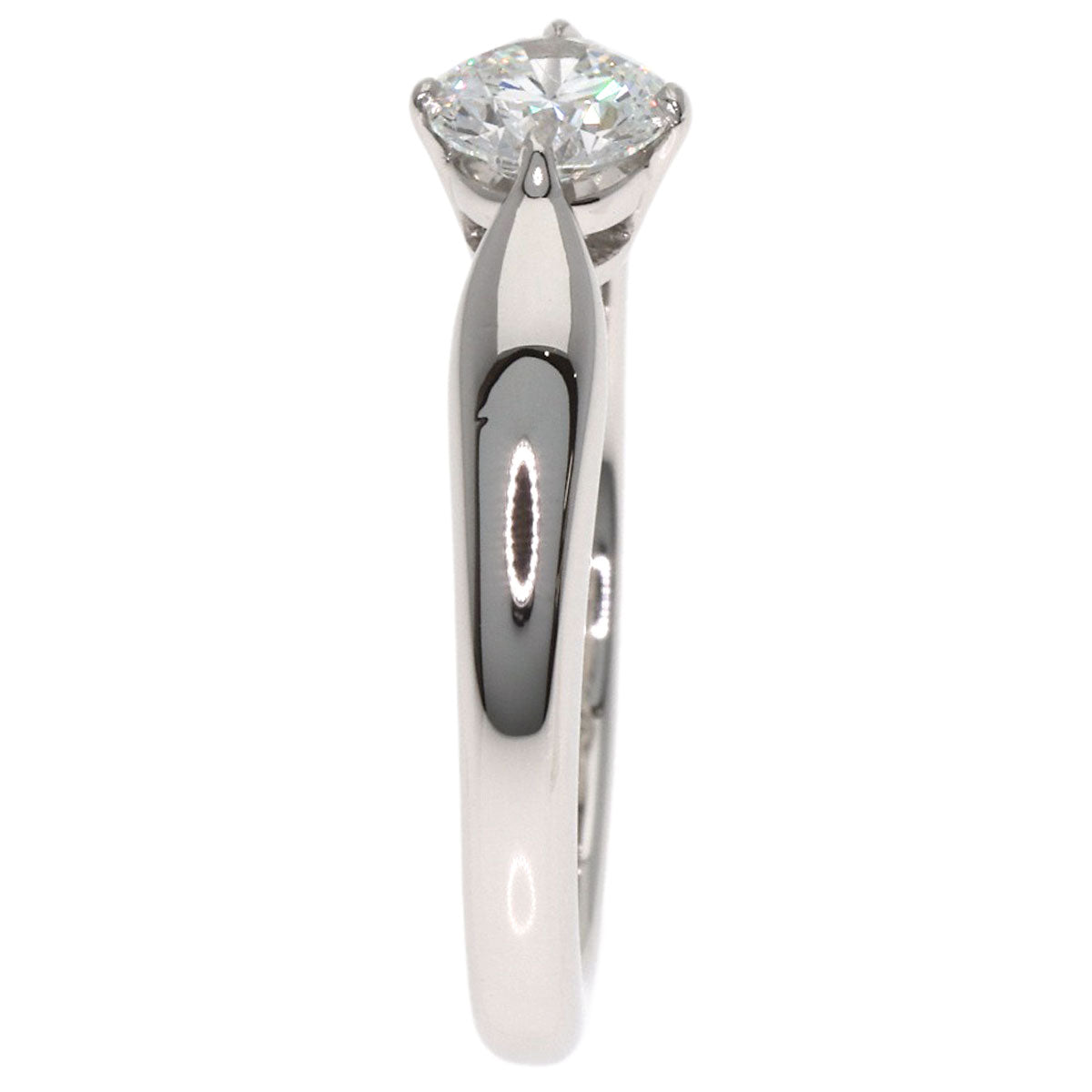 BVLGARI Dedi Carta A Venezia Diamond Ring Platinum PT950 Ladies [Used]