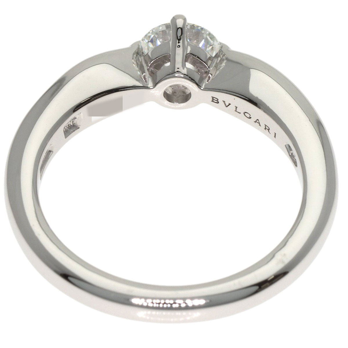 BVLGARI Dedi Carta A Venezia Diamond Ring Platinum PT950 Ladies [Used]