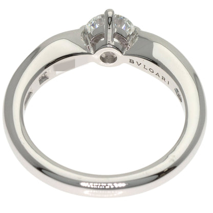 BVLGARI Dedi Carta A Venezia Diamond Ring Platinum PT950 Ladies [Used]