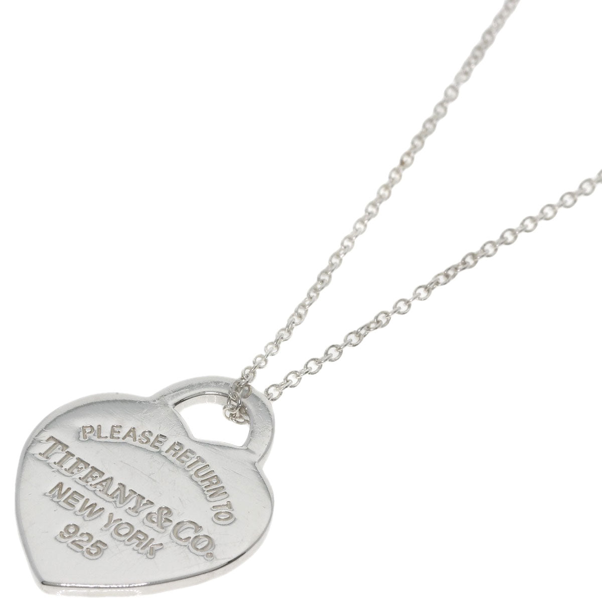 TIFFANY&Co. Return to heart tag Necklace Silver Ladies [Used]