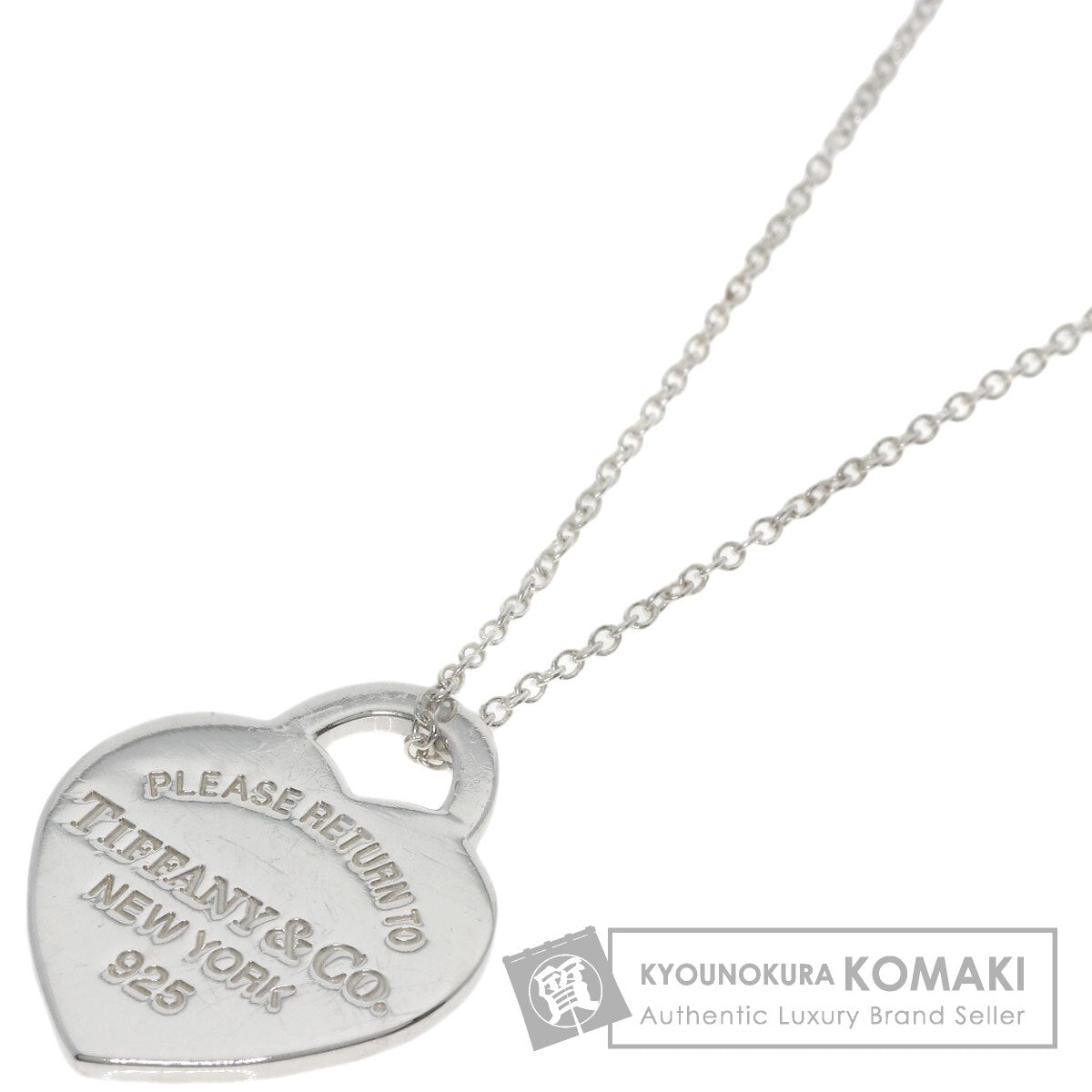 TIFFANY&Co. Return to heart tag Necklace Silver Ladies [Used]