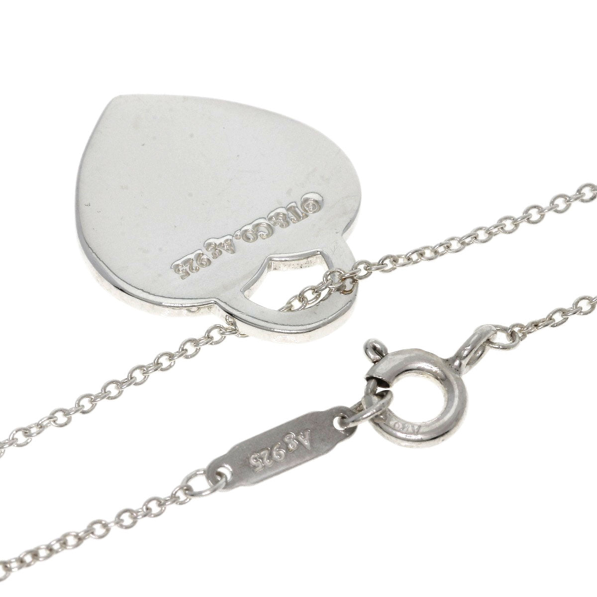 TIFFANY&Co. Return to heart tag Necklace Silver Ladies [Used]