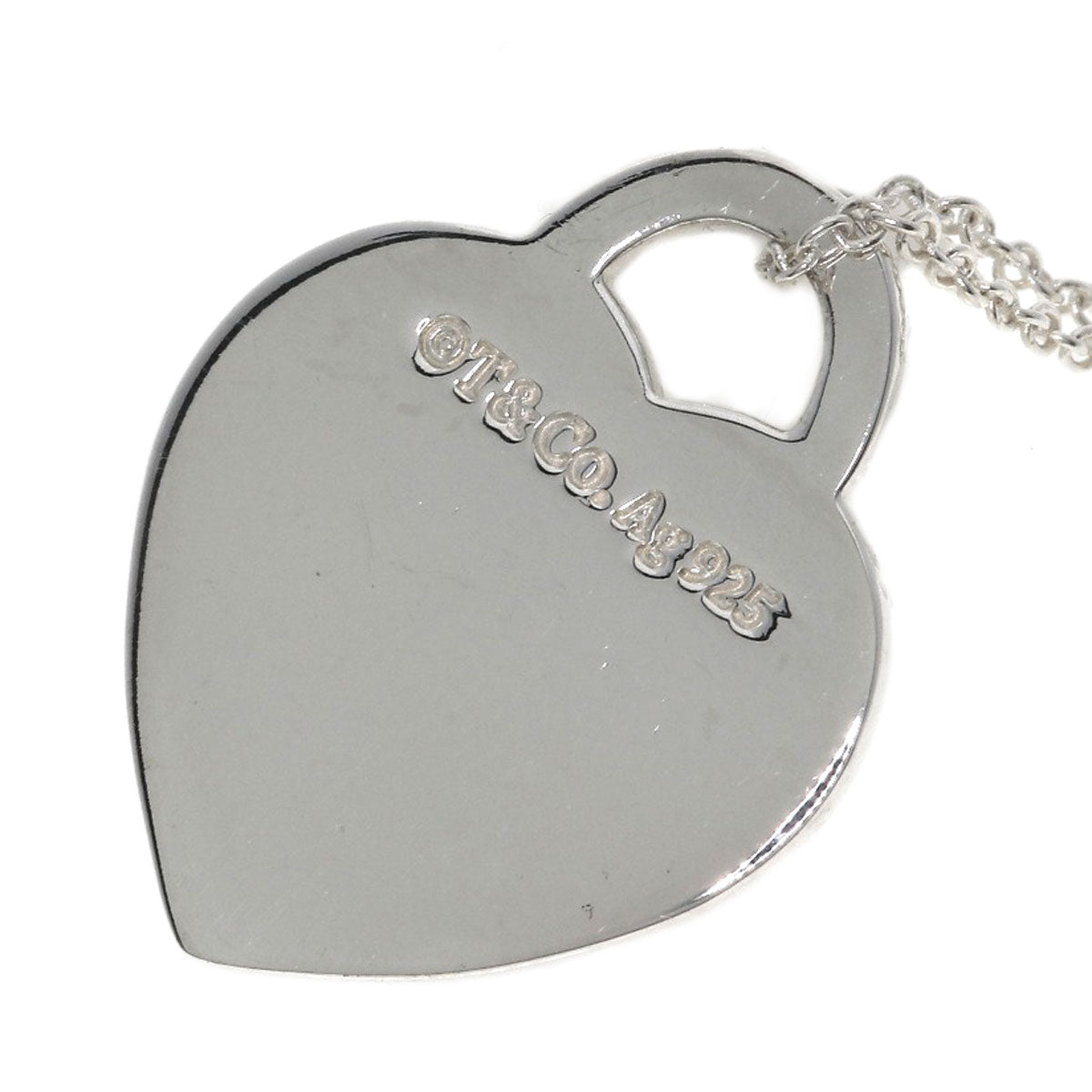 TIFFANY&Co. Return to heart tag Necklace Silver Ladies [Used]