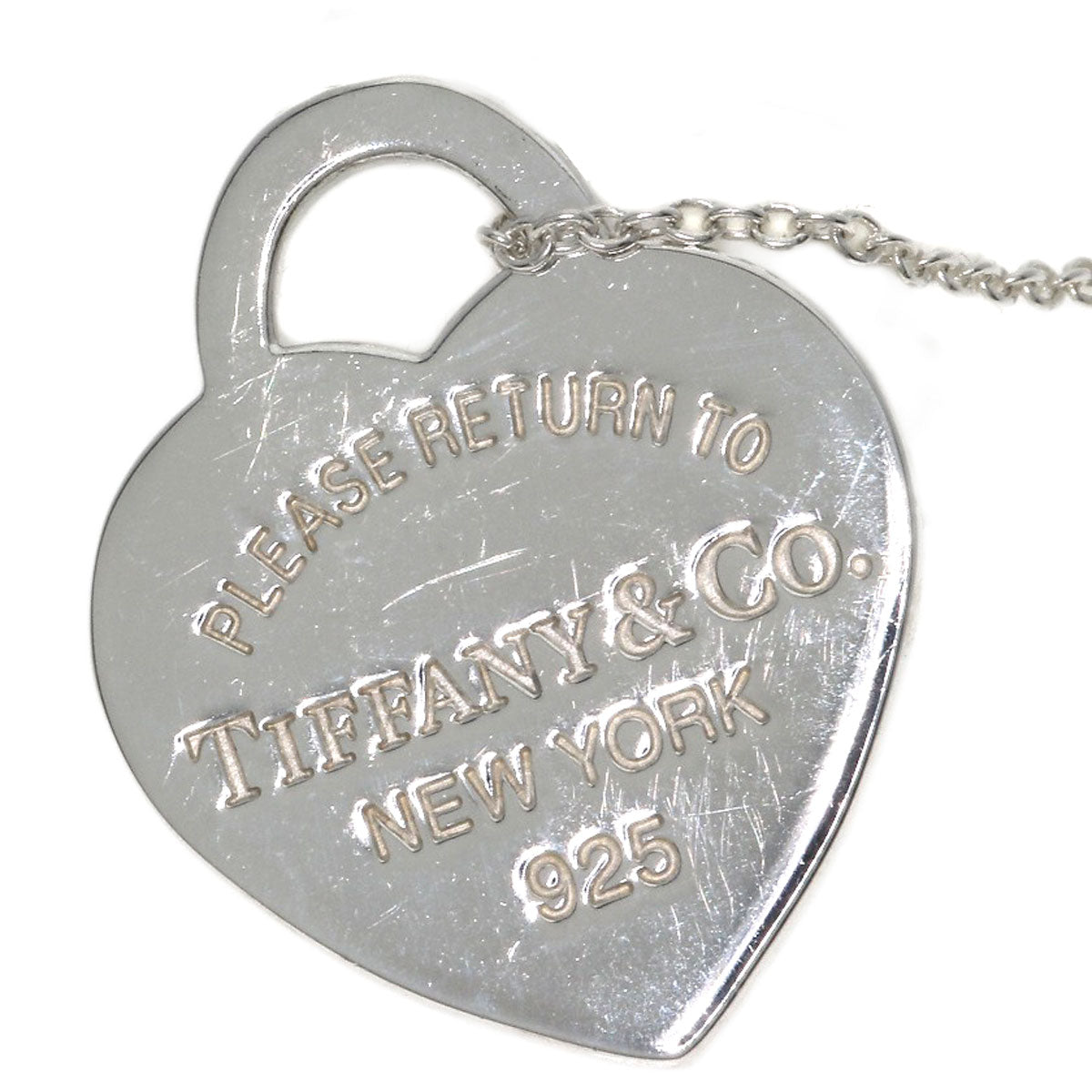 TIFFANY&Co. Return to heart tag Necklace Silver Ladies [Used]
