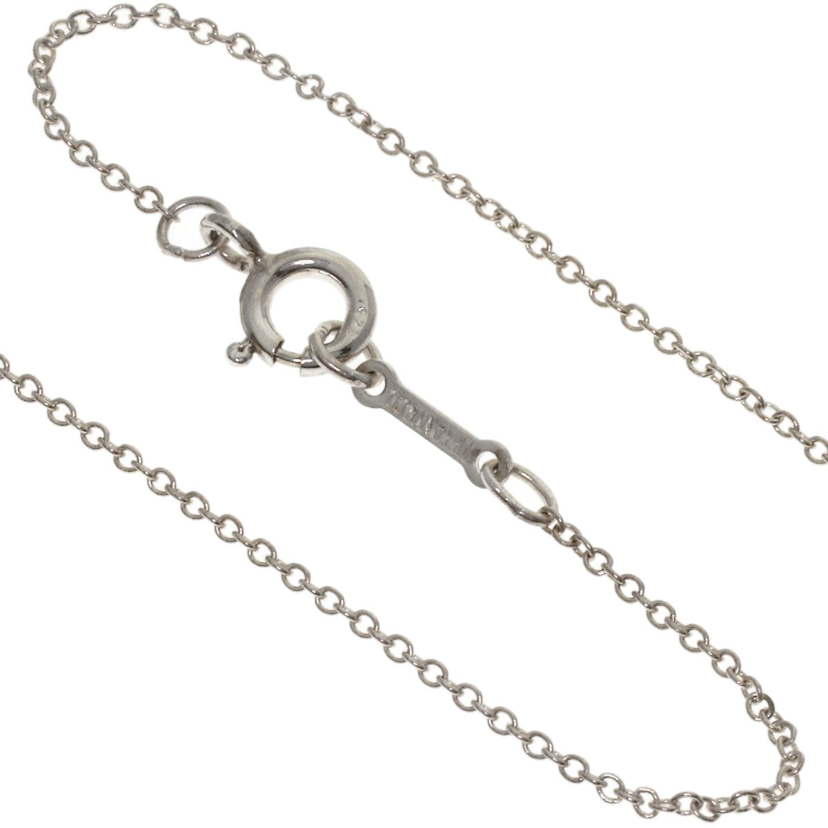 TIFFANY&Co. Full heart Necklace Silver Ladies [Used]