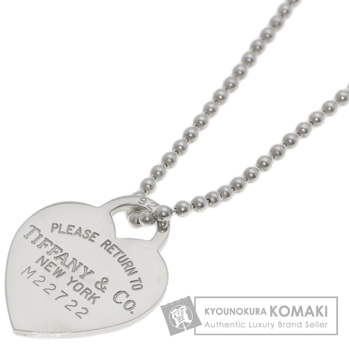 TIFFANY&Co. Return to Heart Tag Long Necklace Silver Ladies [Used]