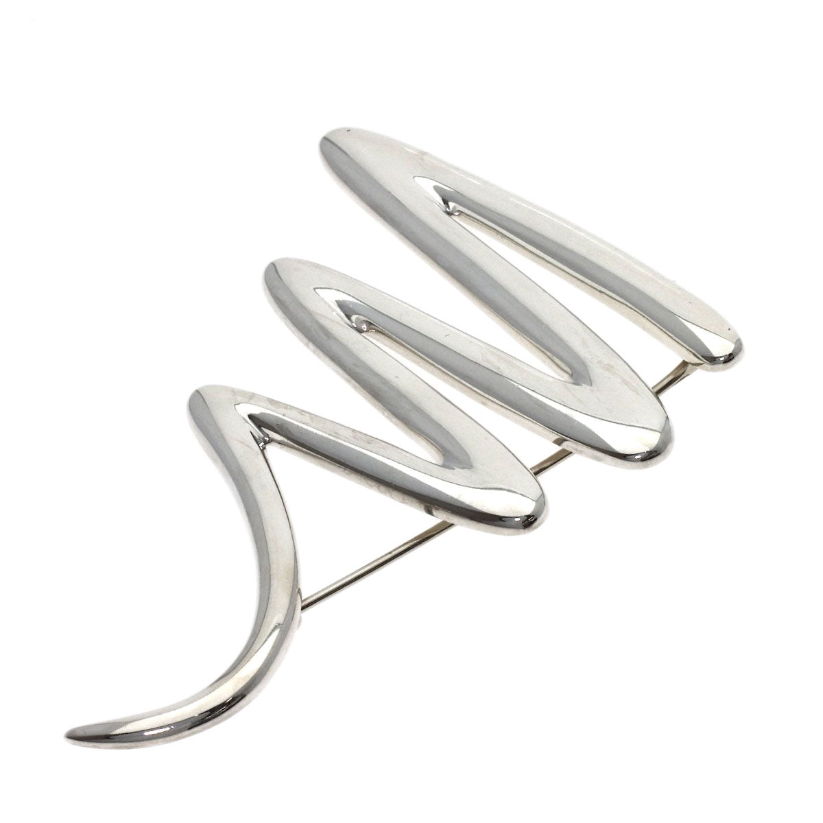TIFFANY&Co. Scribble Brooch Silver Ladies [Used]