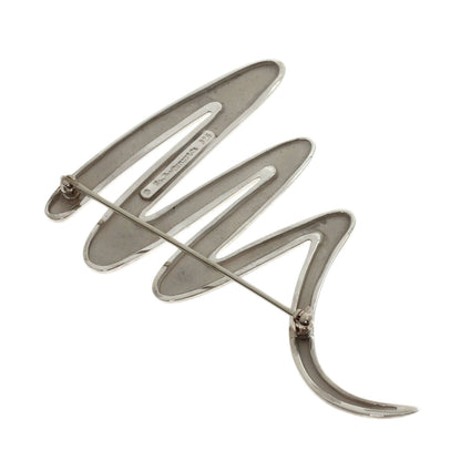 TIFFANY&Co. Scribble Brooch Silver Ladies [Used]