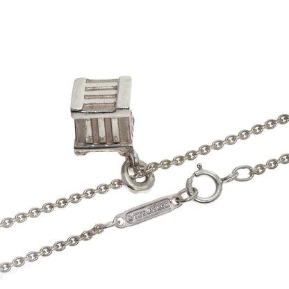 TIFFANY&Co. Atlas cube Necklace Silver Ladies [Used]