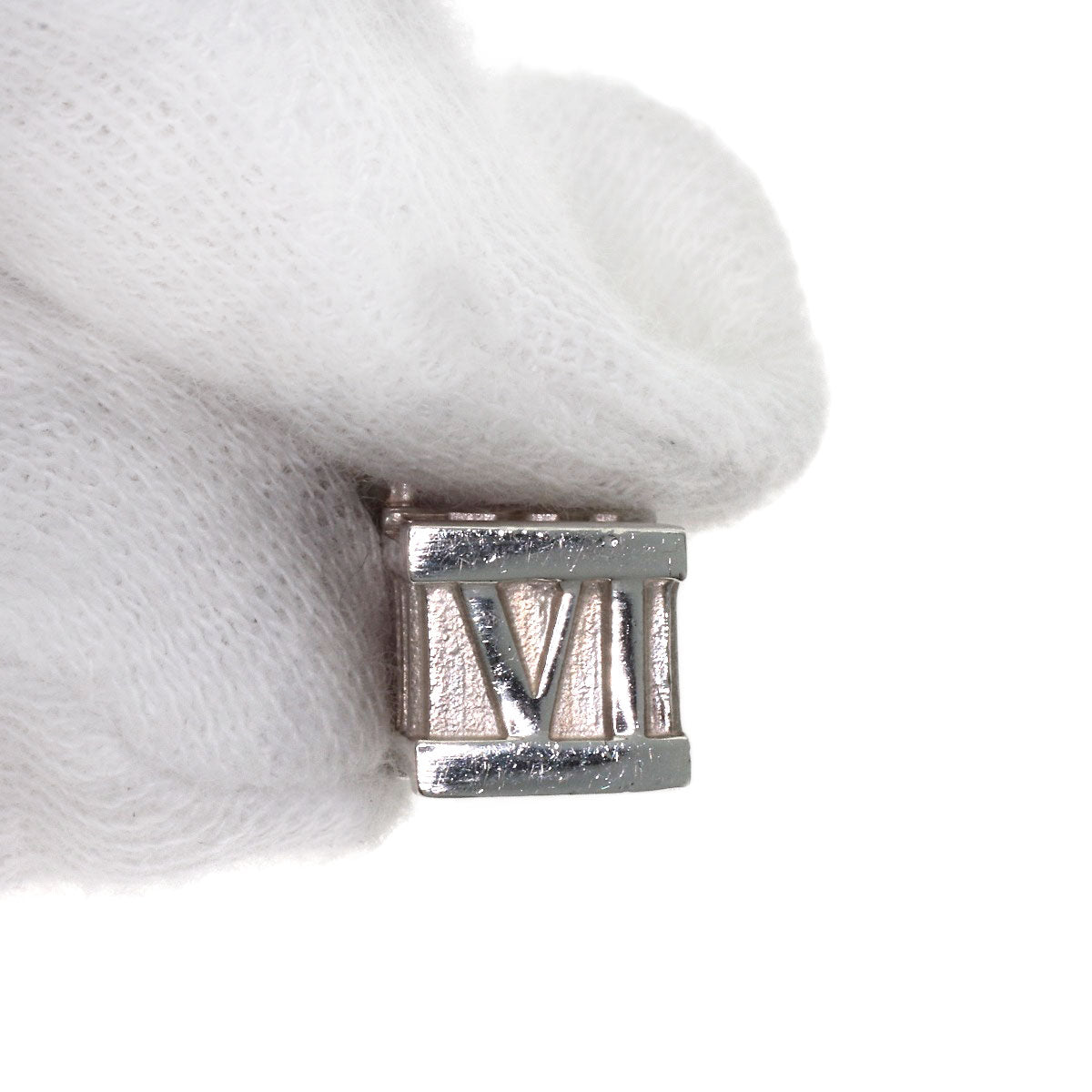TIFFANY&Co. Atlas cube Necklace Silver Ladies [Used]