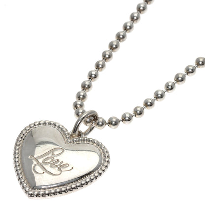 TIFFANY&Co. Heart Love Necklace Silver Ladies [Used]