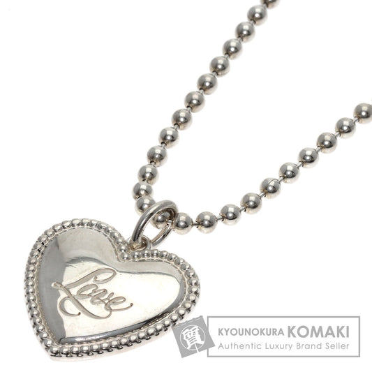 TIFFANY&Co. Heart Love Necklace Silver Ladies [Used]