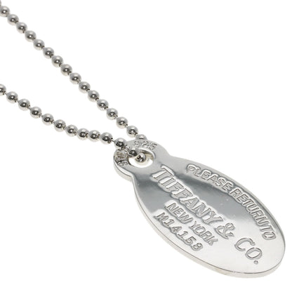TIFFANY&Co. Return to Oval Tag Long Necklace Silver Ladies [Used]