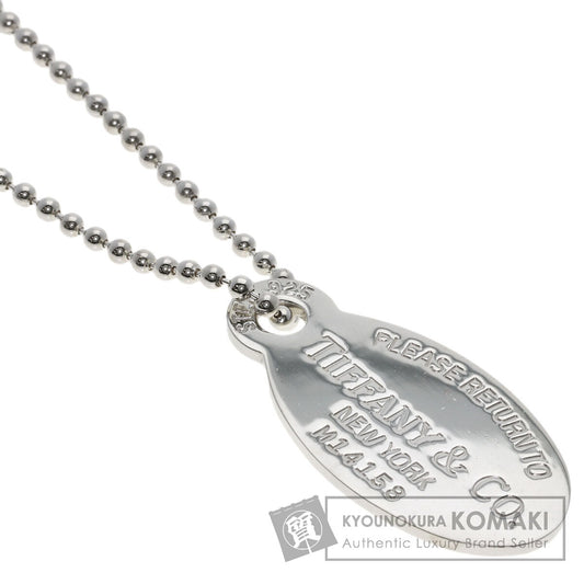 TIFFANY&Co. Return to Oval Tag Long Necklace Silver Ladies [Used]