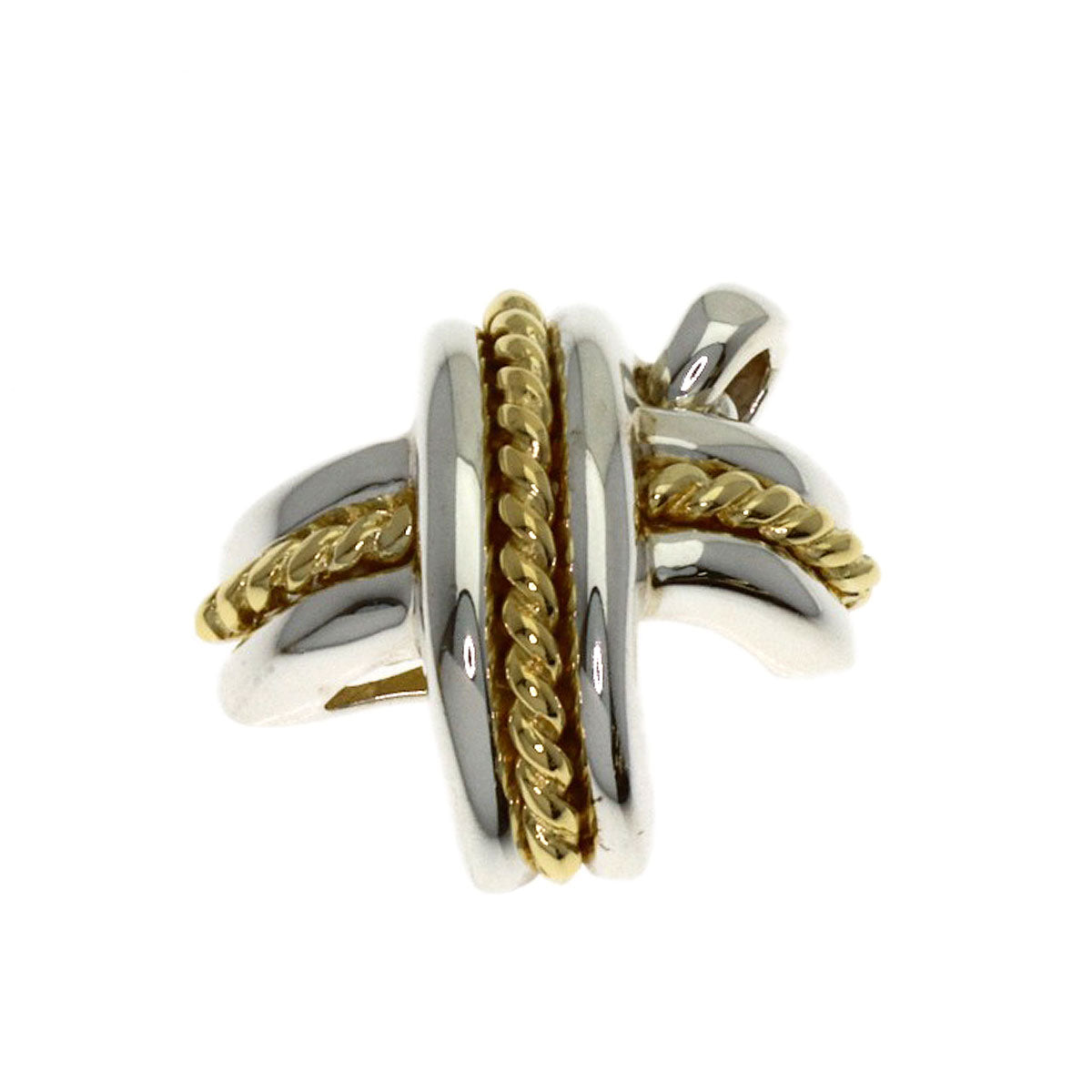 TIFFANY&Co. Signature Pendant top Silver 18K Yellow GoldLadies [Used]