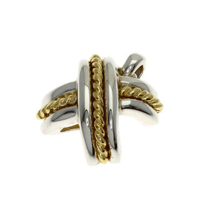 TIFFANY&Co. Signature Pendant top Silver 18K Yellow GoldLadies [Used]