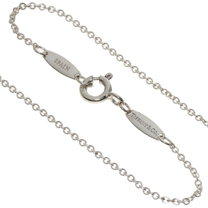 TIFFANY&Co. Open Heart Mini Necklace Silver Ladies [Used]
