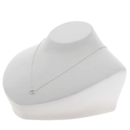 TIFFANY&Co. Open Heart Mini Necklace Silver Ladies [Used]