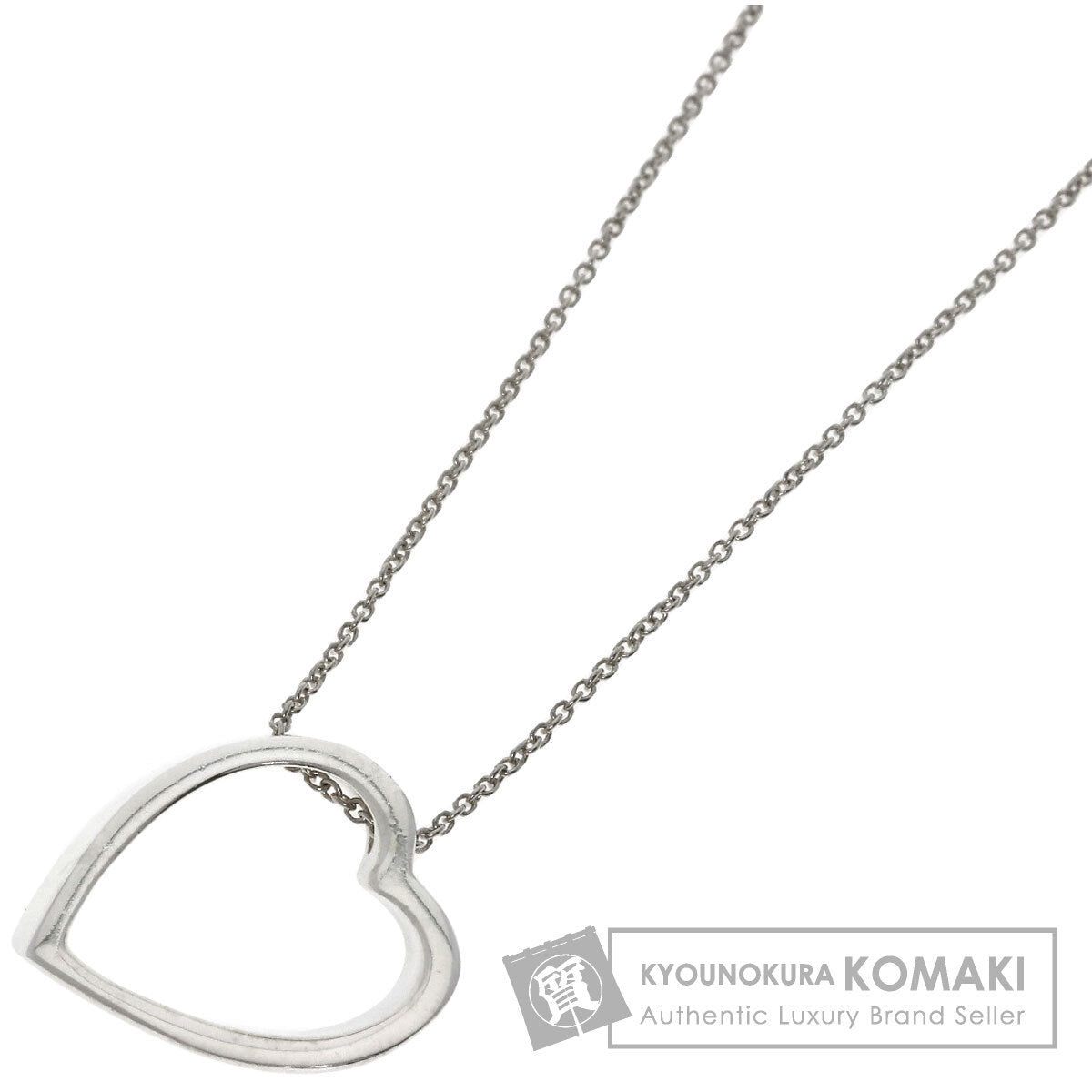 TIFFANY&Co. Geometric heart Necklace Silver Ladies [Used]