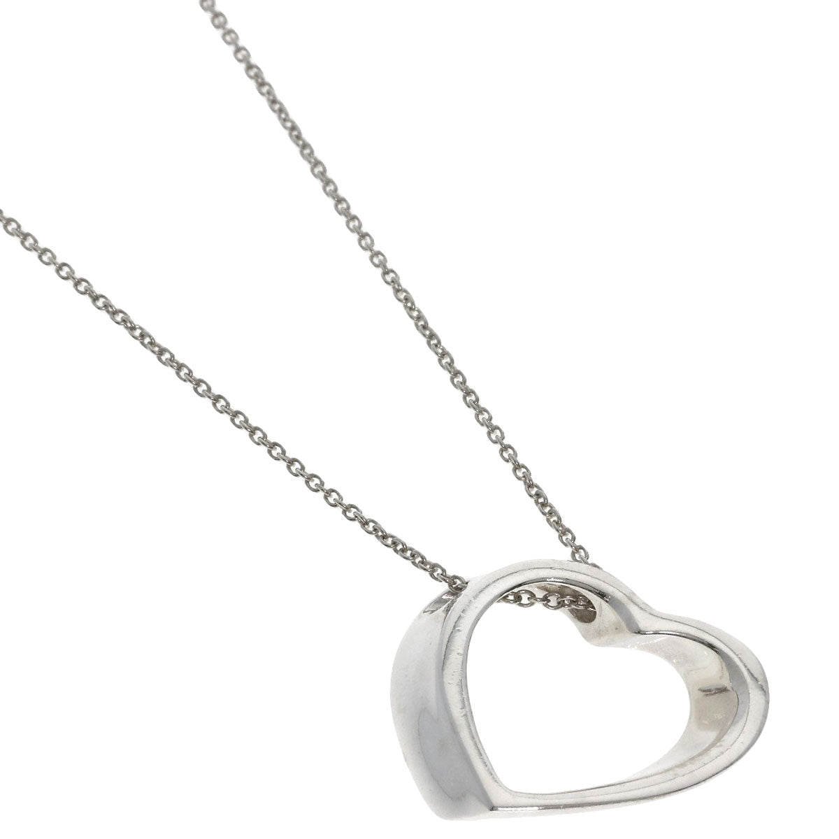 TIFFANY&Co. Geometric heart Necklace Silver Ladies [Used]