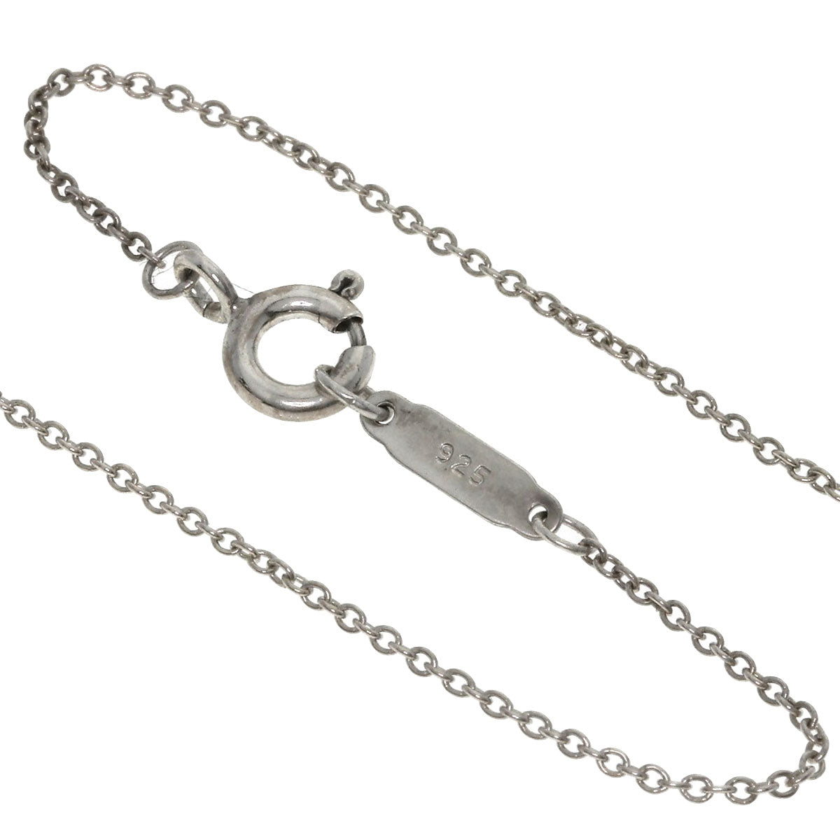 TIFFANY&Co. Geometric heart Necklace Silver Ladies [Used]