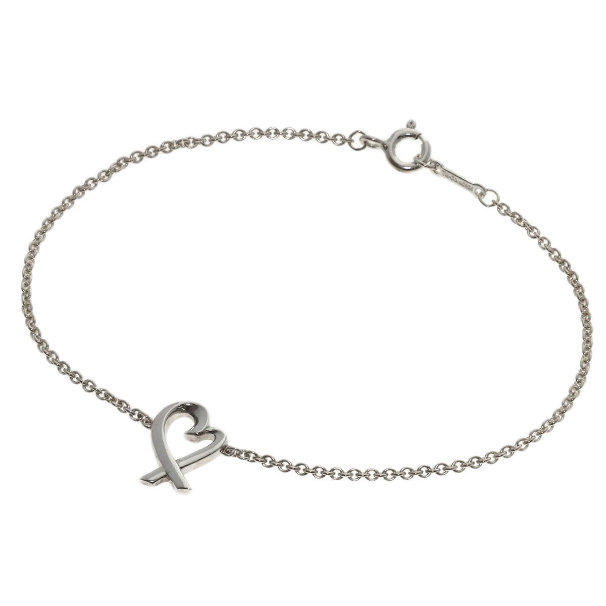 TIFFANY&Co. Loving heart Bracelet Silver Ladies [Used]