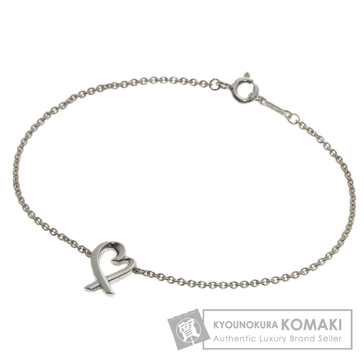 TIFFANY&Co. Loving heart Bracelet Silver Ladies [Used]