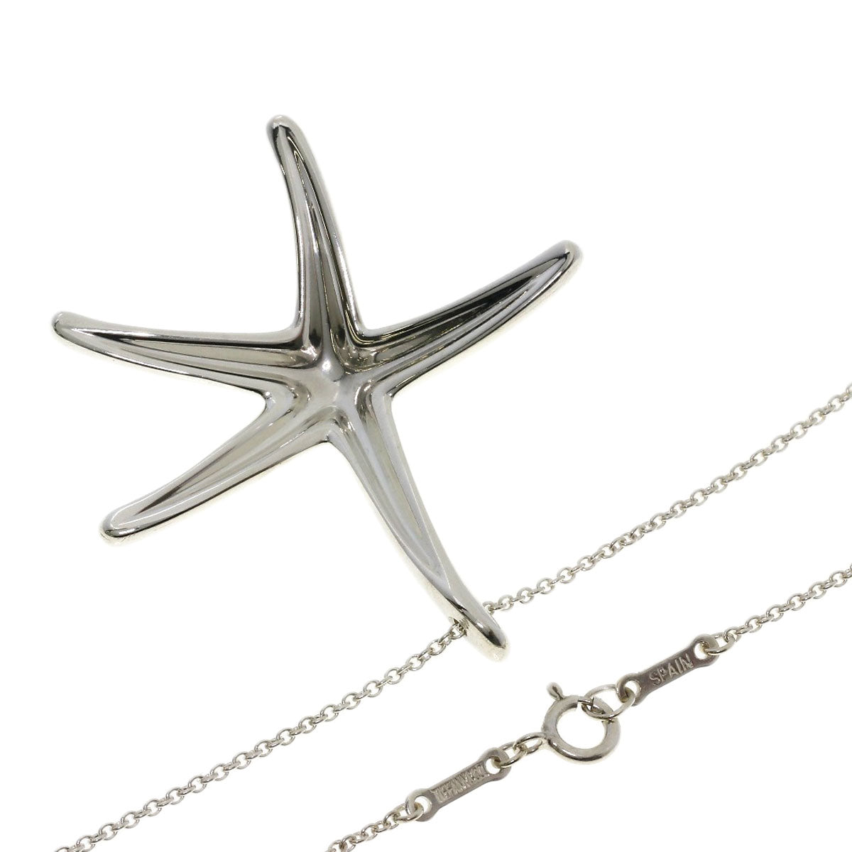 TIFFANY&Co. Star fish Necklace Silver Ladies [Used]