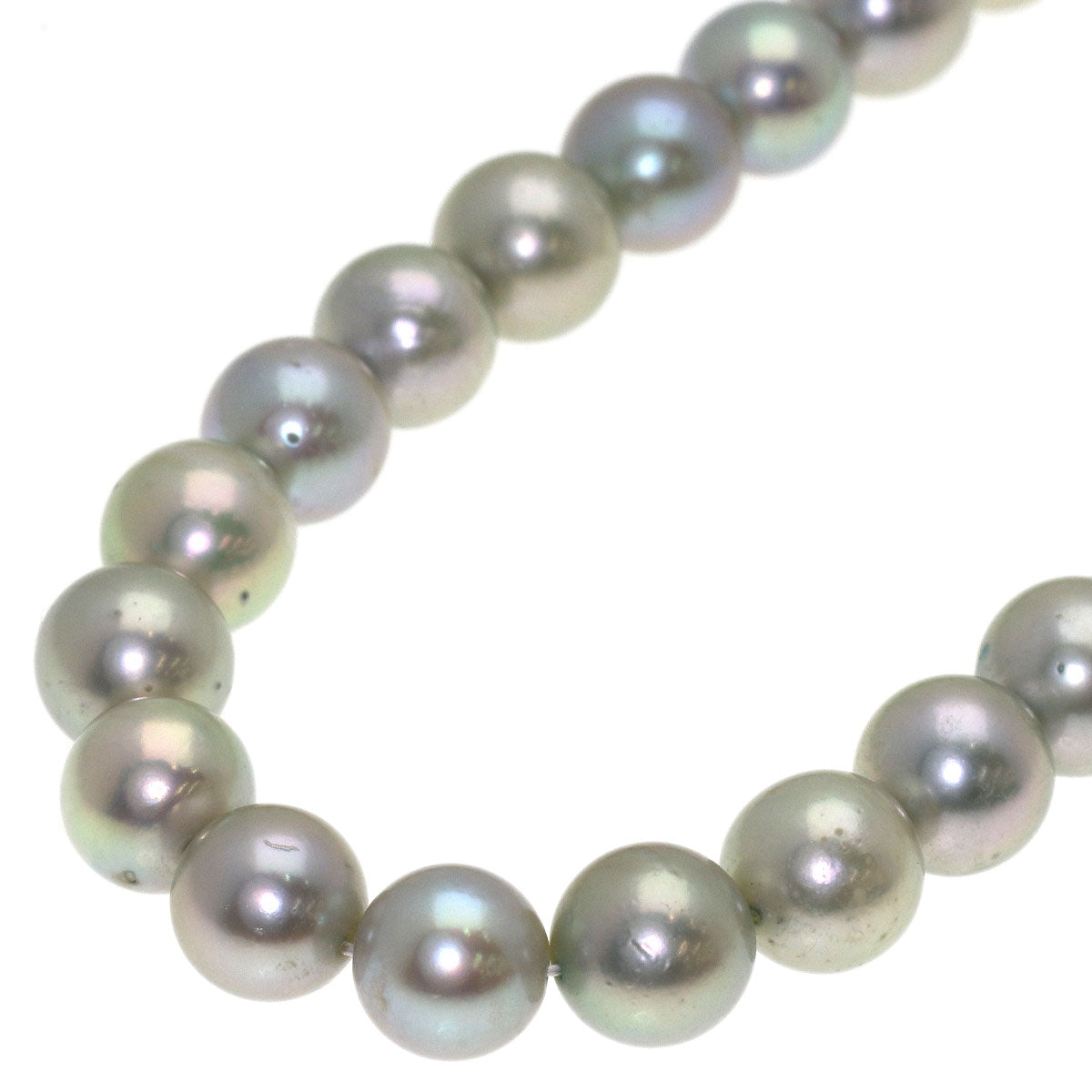 Akoya pearl Pearl Necklace Silver 52g　Ladies