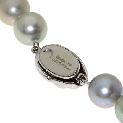 Akoya pearl Pearl Necklace Silver 52g　Ladies