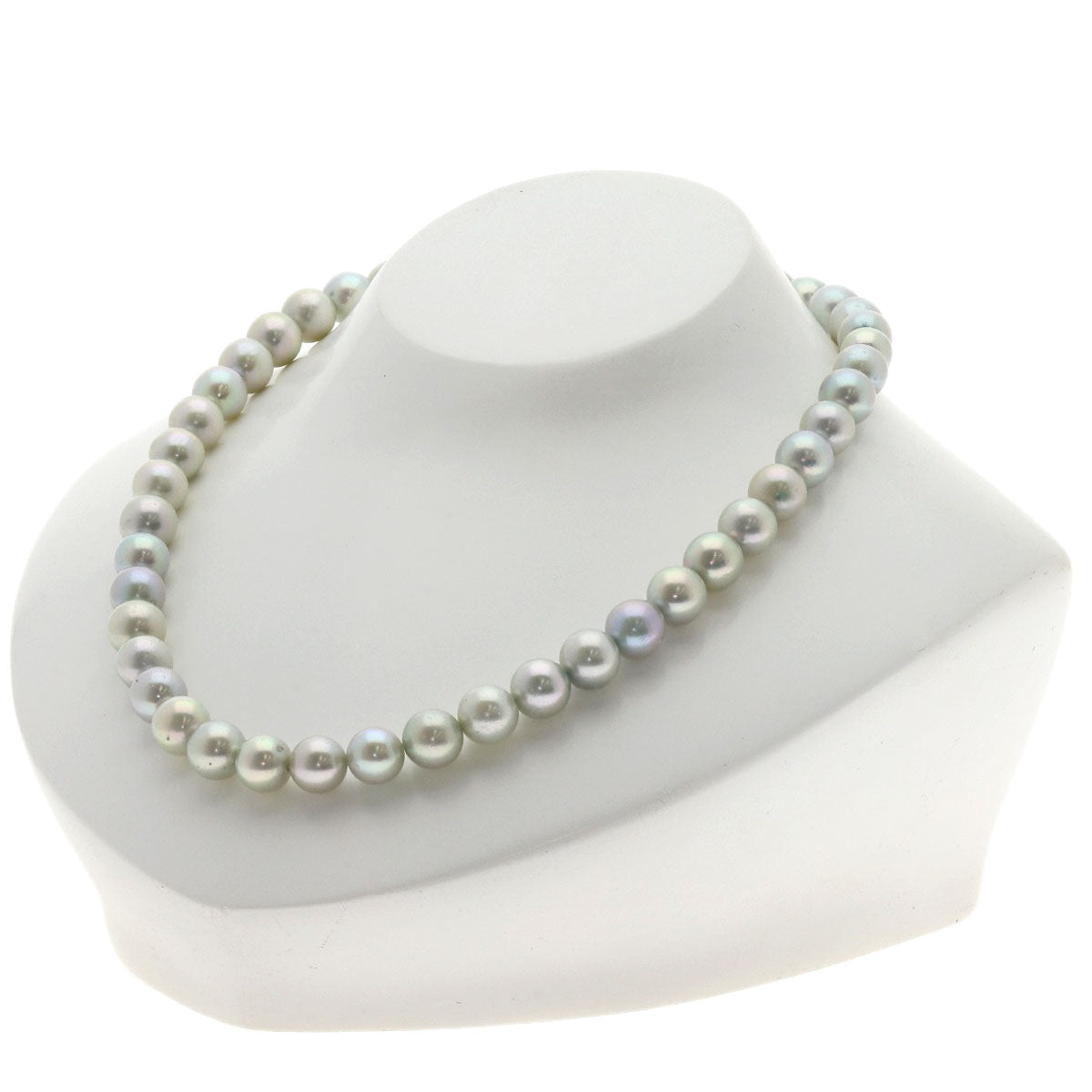 Akoya pearl Pearl Necklace Silver 52g　Ladies