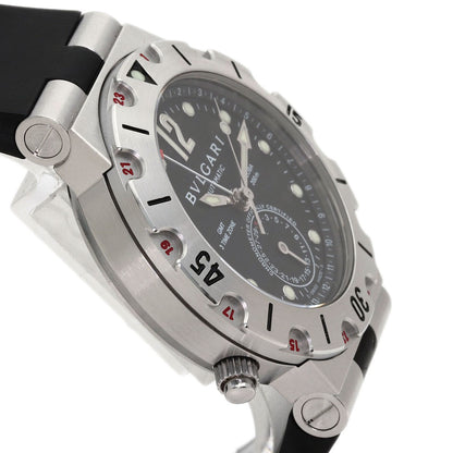 BVLGARI Diagono Scuba Watches SD38S Stainless Steel/Rubber mens