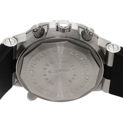 BVLGARI Diagono Scuba Watches SD38S Stainless Steel/Rubber mens