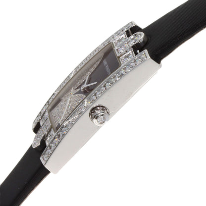 HARRY WINSTON Avenue Night Papillon Watches 310LQW K18 White Gold/Leather Ladies