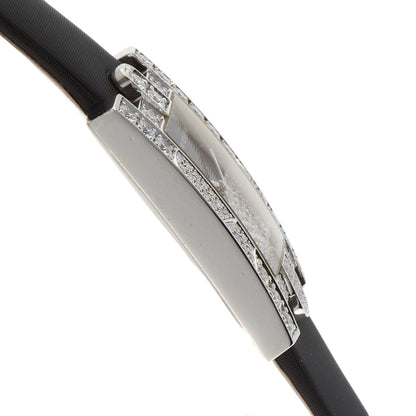 HARRY WINSTON Avenue Night Papillon Watches 310LQW K18 White Gold/Leather Ladies