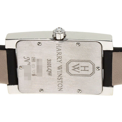 HARRY WINSTON Avenue Night Papillon Watches 310LQW K18 White Gold/Leather Ladies