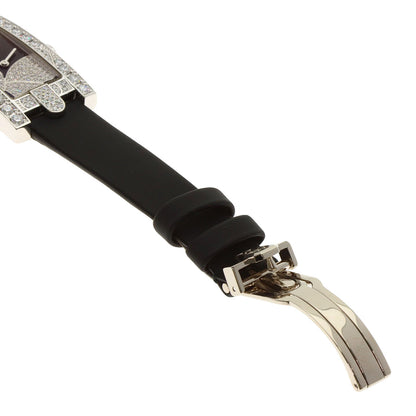 HARRY WINSTON Avenue Night Papillon Watches 310LQW K18 White Gold/Leather Ladies