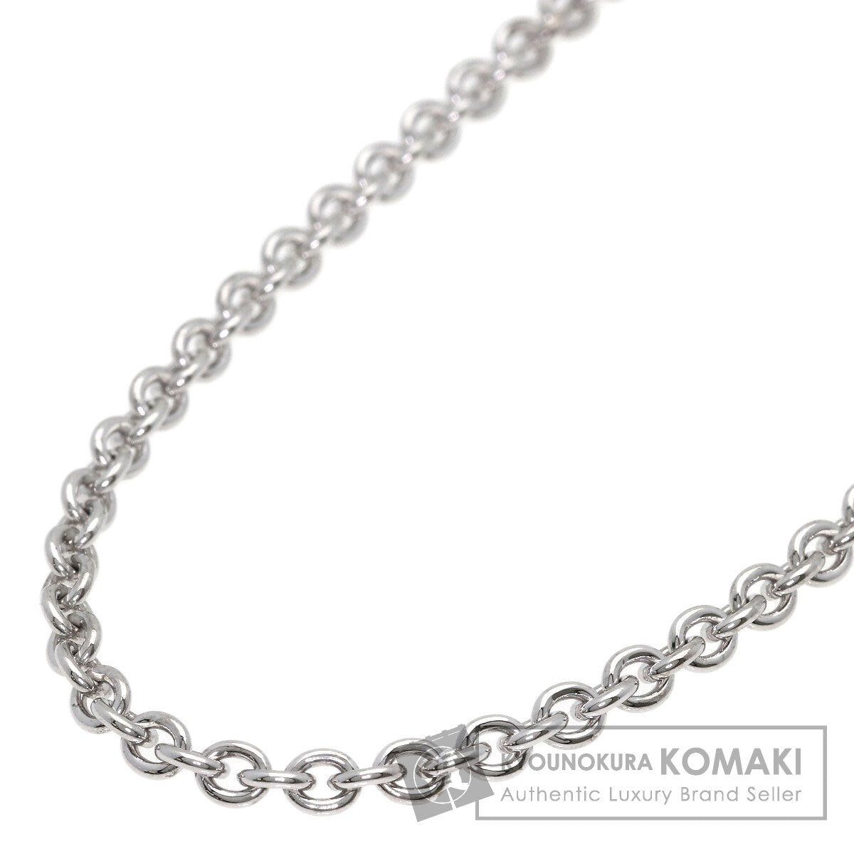 BVLGARI Catene 19.7" Necklace K18 White Gold Ladies [Used]
