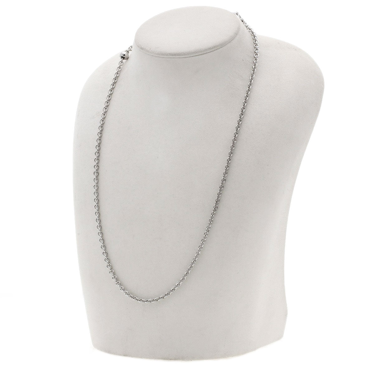 BVLGARI Catene 19.7" Necklace K18 White Gold Ladies [Used]