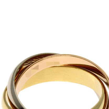 CARTIER Trinity #48 Ring K18 Yellow Gold 18K Pink GoldLadies [Used]